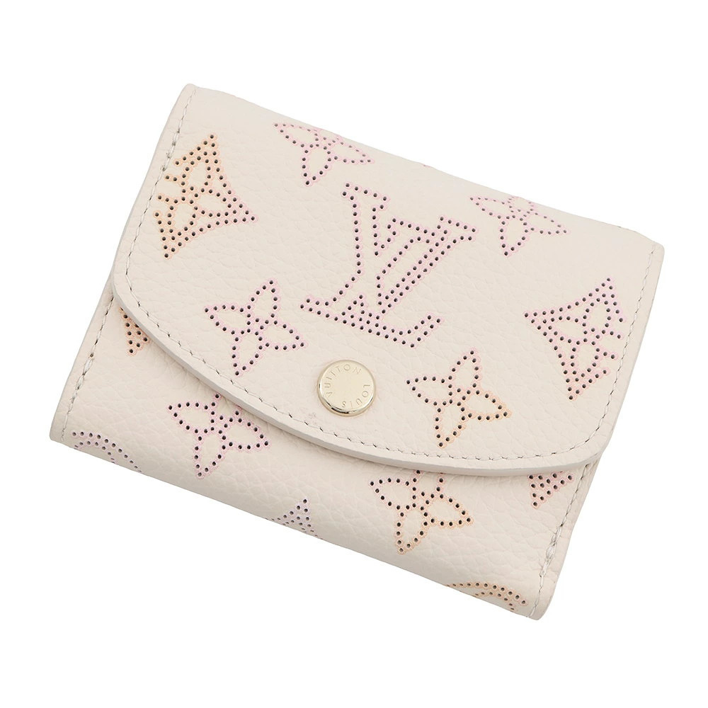 Louis Vuitton Monogram Mahina Portefeuille Iris Wallet Tri fold Compact